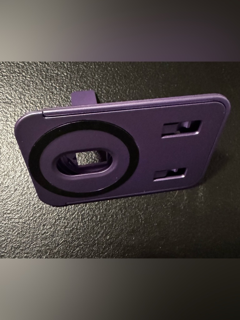 magnetic mobile wallet and phone stand - purple color (2 available)